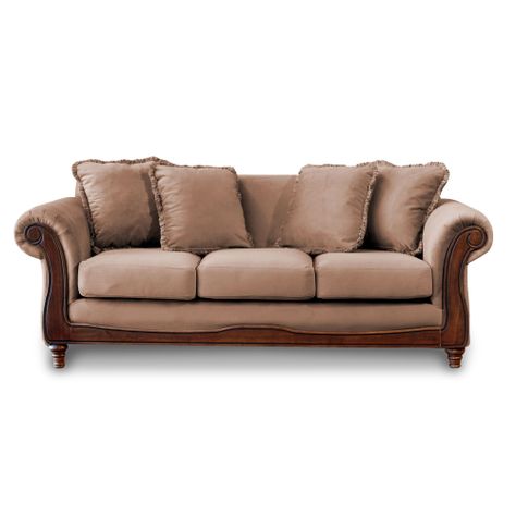 SOFA  RIMINI 3C TELA VELVET BEIGE-0