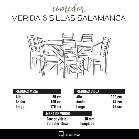 Juego De Comedor Merida 6 Sillas Salamanca Tela Velvet Verde-4