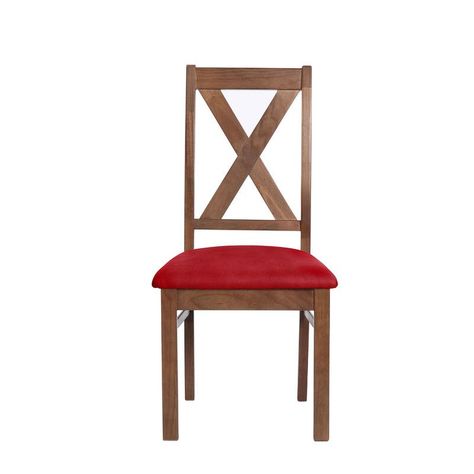 Silla Segovia Cuero Kentucky Rojo-0