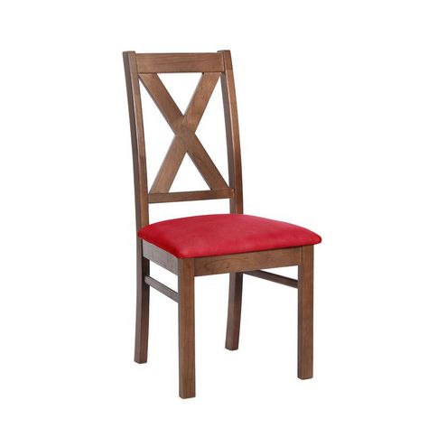 Silla Segovia Cuero Kentucky Rojo-1
