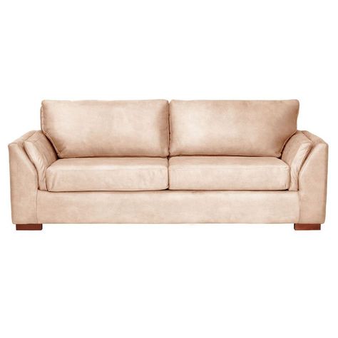 Sofa Cama Milan 2Pl Con Resortes Pocket Cuero Kentucky Beige-1