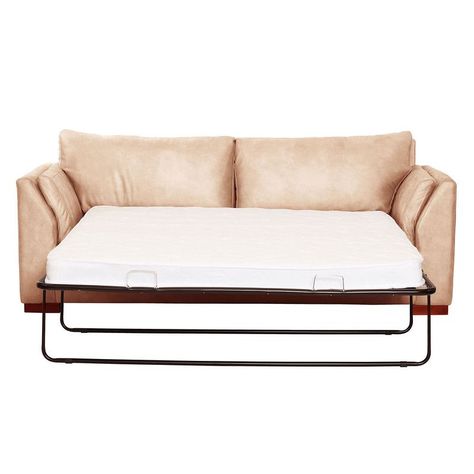 Sofa Cama Milan 2Pl Con Resortes Pocket Cuero Kentucky Beige-2