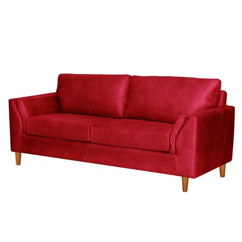 Sofa Milan 3C Con Resortes Pocket Cuero Kentucky Rojo-1