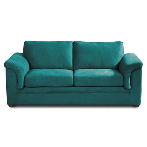 SOFA ANCONA 3C TELA  VELVET  TURQUESA-0
