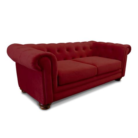 SOFA FLORENCIA 3C TELA VELVET BURDEO-1