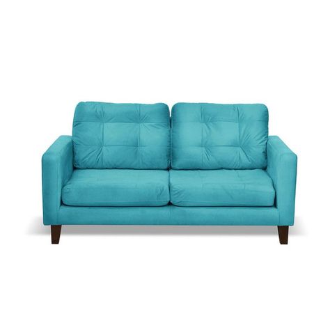 Sofa Napoles 2C Tela  Velvet  Turquesa-0