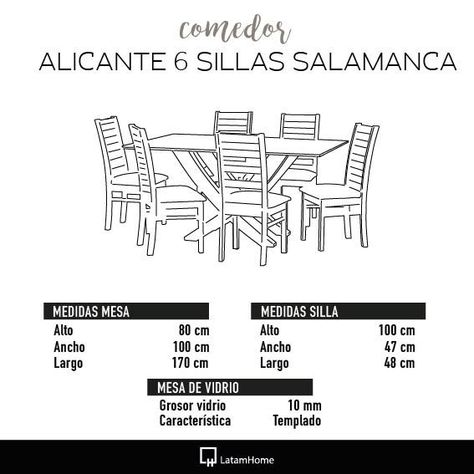 Juego De Comedor Alicante 6 Sillas Salamanca Cuero Kentucky Cafe Claro-4