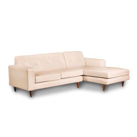 SOFA CHAISELONG DER SALERNO PU BEIGE-1