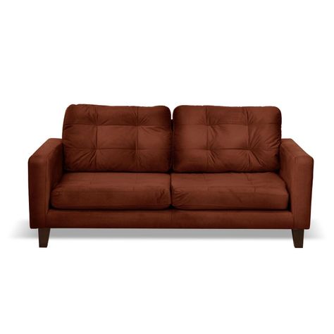 SOFA NAPOLES 3C TELA  VELVET  CHOCOLATE-0