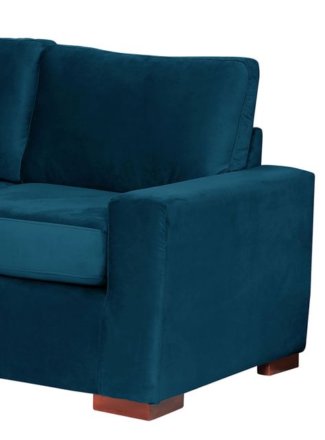 SOFA LIVORNO 3C TELA VELVET AZUL PETROLEO-2