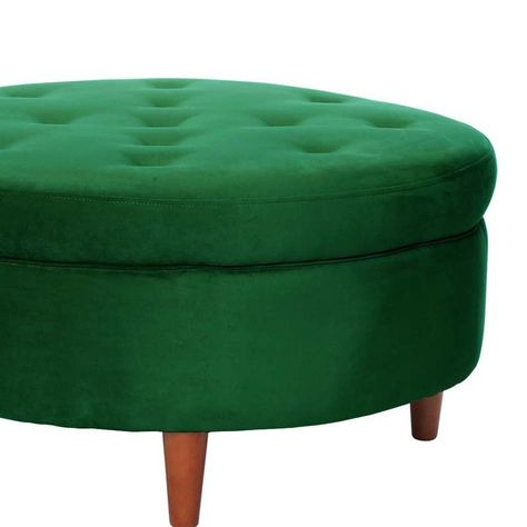 Pouf Paris Tela Velvet Verde-1