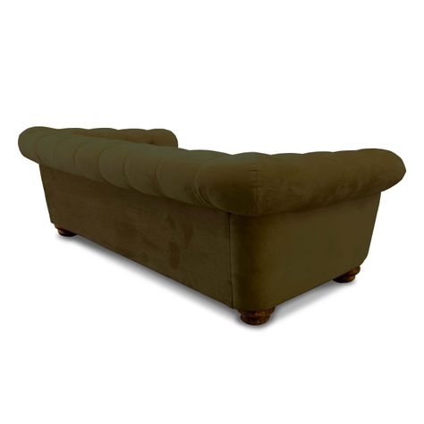 SOFA FLORENCIA 3C TELA VELVET VERDE-2