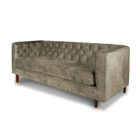 SOFA BRESCIA 3C TELA VELVET VIVIAN CAFÉ-1