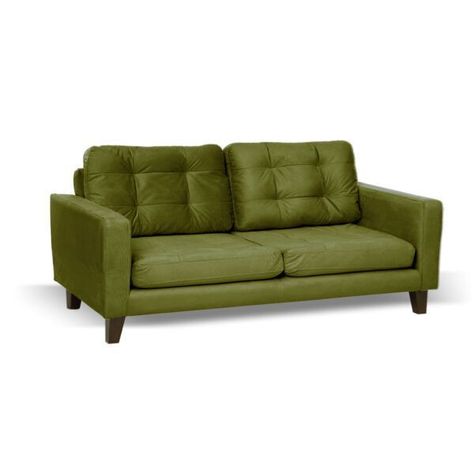 SOFA NAPOLES 3C TELA  VELVET  VERDE-2