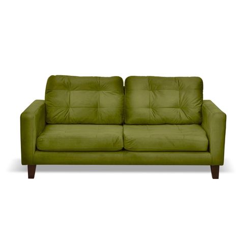 SOFA NAPOLES 3C TELA  VELVET  VERDE-0