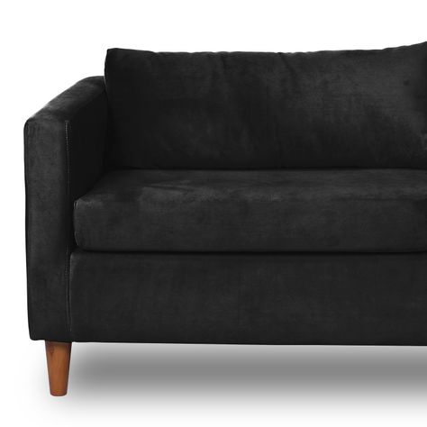 SOFA SICILIA 3C TELA  VELVET  NEGRO-2