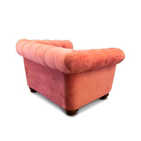 SOFA FLORENCIA 1C TELA VELVET PALO ROSA-2