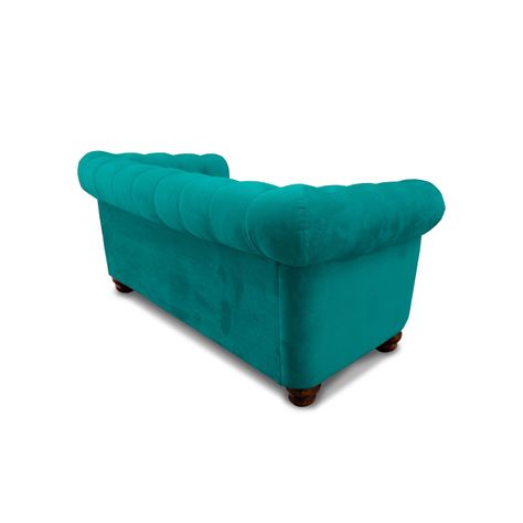 SOFA FLORENCIA 2C TELA VELVET TURQUESA-2