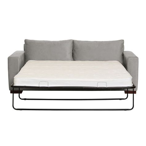 Sofa Cama Livorno 2Pl Tela Velvet Gris-2