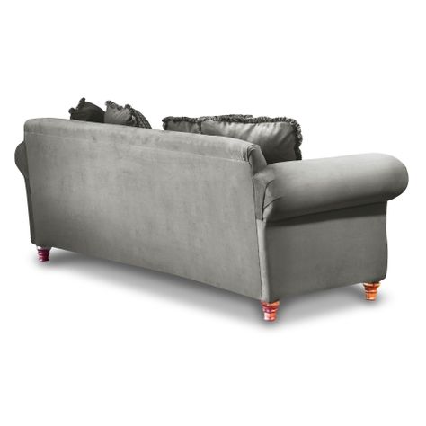 SOFA  RIMINI 3C TELA VELVET GRIS-2