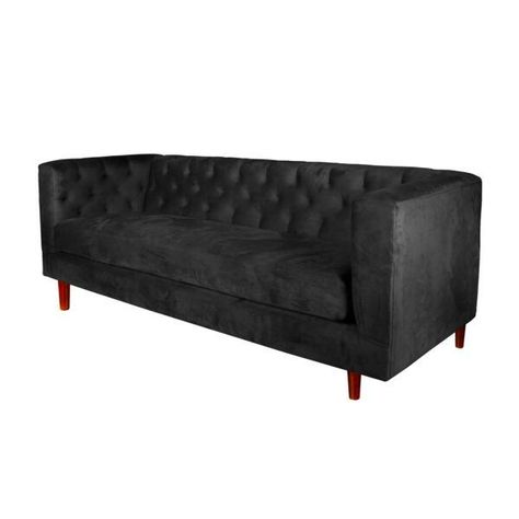 SOFA BRESCIA 3C TELA VELVET VIVIAN NEGRO-2