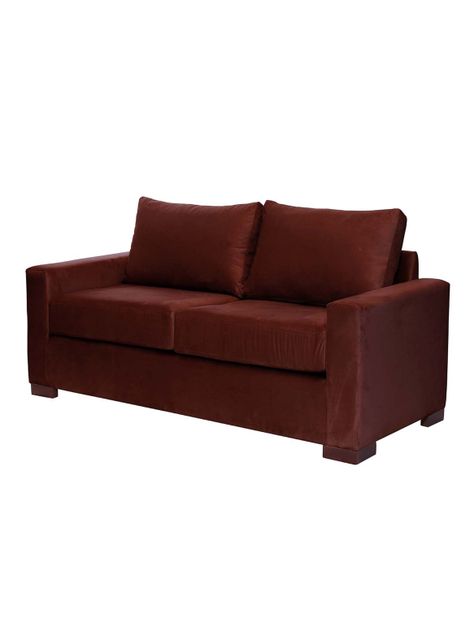 SOFA LIVORNO 2C TELA VELVET CHOCOLATE-1
