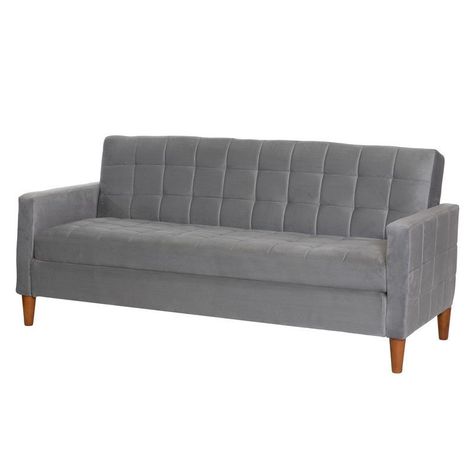 FUTON GENOVA  TELA VELVET GRIS-2