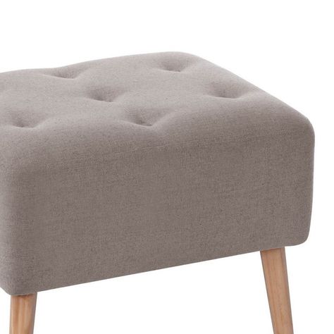 Pouf Lyon Lino Gris Claro-1