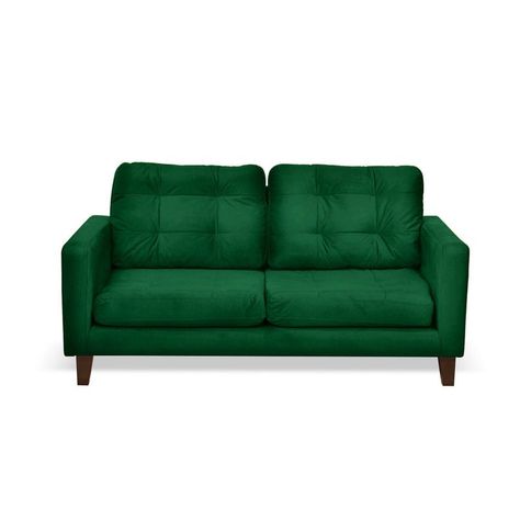 Sofa Napoles 2C Tela  Velvet  Verde-0
