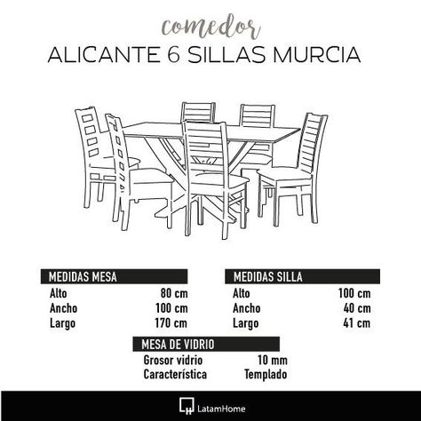 Juego De Comedor Alicante 6 Sillas Murcia Tela Velvet Turquesa-4