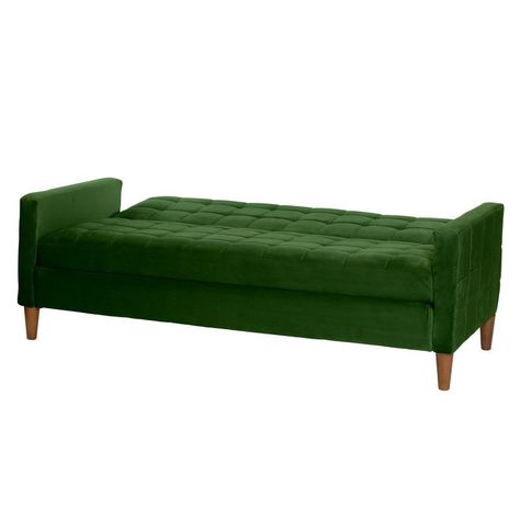 FUTON GENOVA TELA VELVET VERDE-3