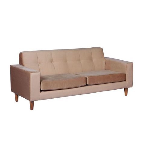 Sofa Salerno 3C Tela  Velvet  Beige-1