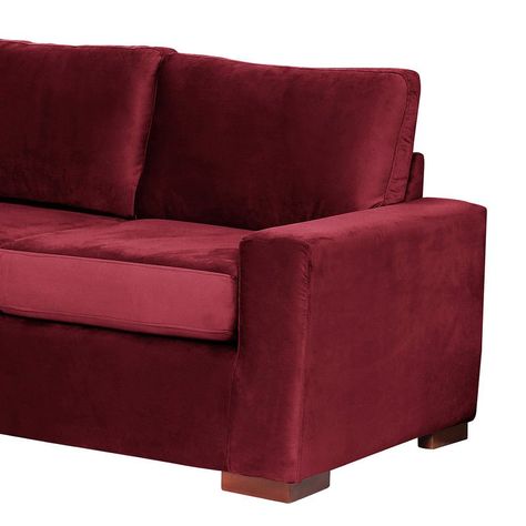 Sofa Cama Livorno 2Pl Tela Velvet Burdeo-3