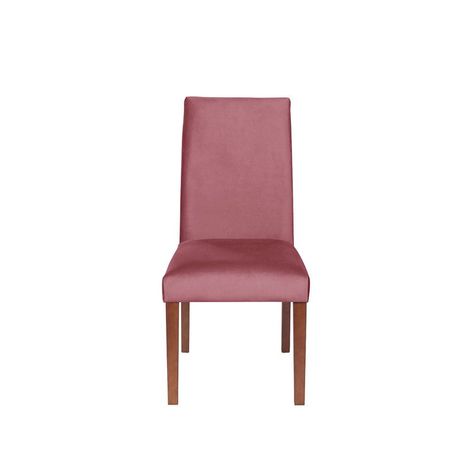 Juego De Comedor Merida 6 Sillas Cadiz Tela Velvet Palo Rosa-3