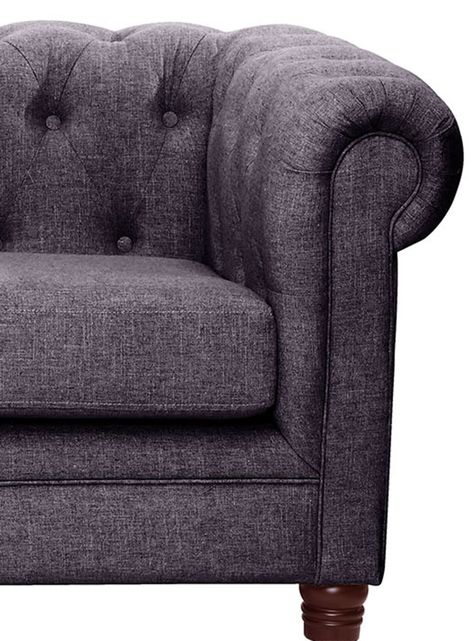 SOFA FLORENCIA 1C LINO GRIS OSCURO-2