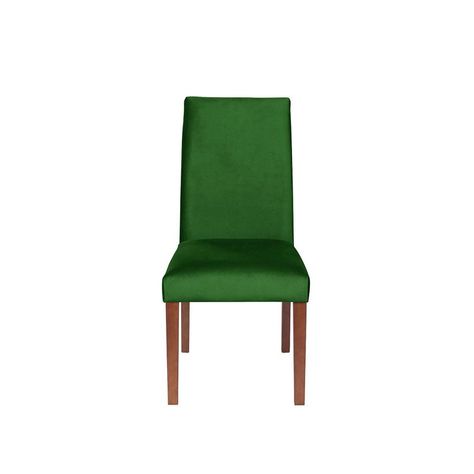 Juego De Comedor Merida 6 Sillas Cadiz Tela Velvet Verde-3