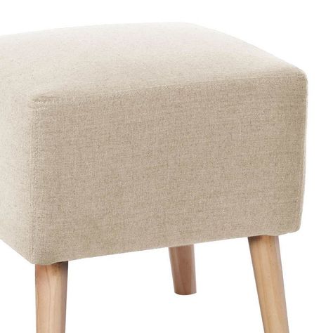 Pouf Burdeos Lino Blanco-1