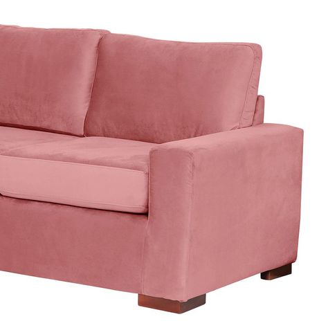Sofa Cama Livorno 2Pl Tela Velvet Palo Rosa-3