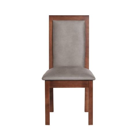 Silla Girona Cuero Kentucky Gris-0