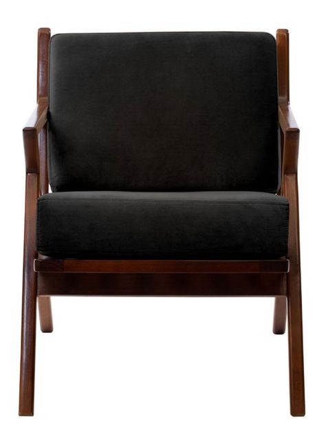 Sitial Bremen  Tela Velvet Negro-1