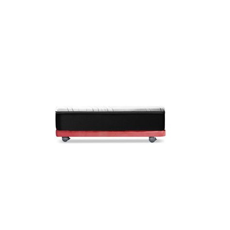Base Cama Nido 1 Pza 190 Cm + Colchon Zen Pro Tela Palo Rosa-3
