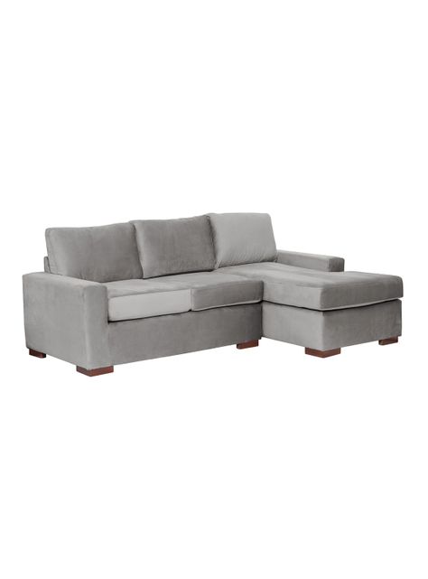 SECCIONAL DER LIVORNO TELA VELVET GRIS-1