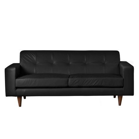 SOFA SALERNO 3C PU NEGRO-0