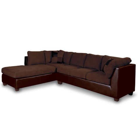 SECCIONAL PADUA IZQ PU CHOCOLATE/TELA VELVET CHOCOLATE-1