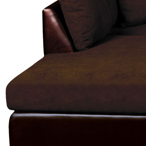 SECCIONAL PADUA IZQ PU CHOCOLATE/TELA VELVET CHOCOLATE-3
