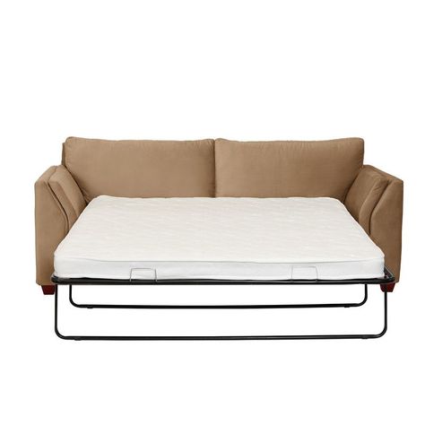 Sofa Cama Milan 2Pl Con Resortes Pocket Tela Velvet Beige-2