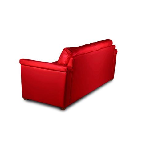 SOFA ANCONA 3C PU GRANO ROJO-2