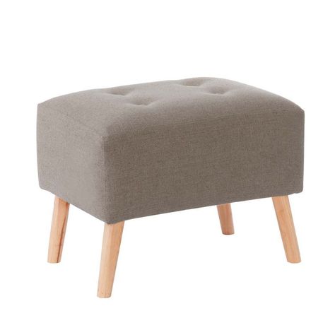 Pouf Niza Lino Gris Claro-0
