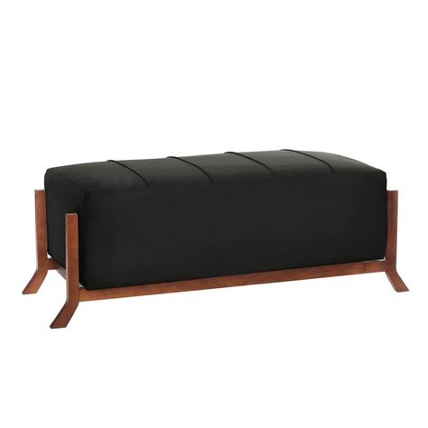 Banqueta Marsella Tela Velvet Negro-0