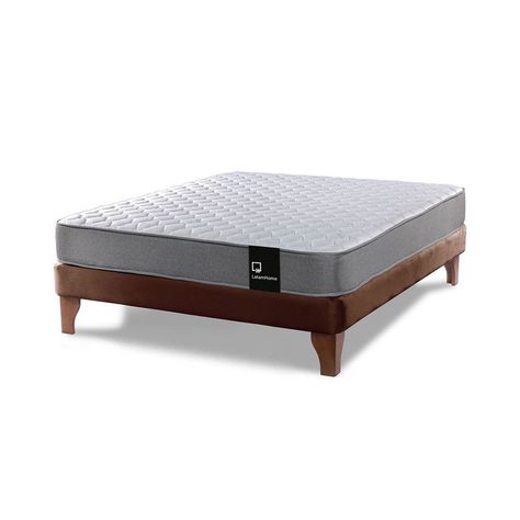Cama Europea Zen Best Full 135x190 cm Tela Velvet Chocolate-0